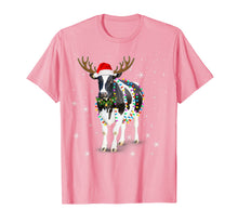 Load image into Gallery viewer, Funny shirts V-neck Tank top Hoodie sweatshirt usa uk au ca gifts for Funny Cow Christmas Tee Reindeer Christmas Lights Pajama T-Shirt 1043589

