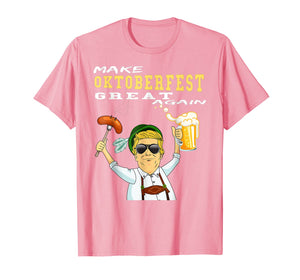 Oktoberfest Party Costume Hats Beer Mug Sausage Trump T-Shirt