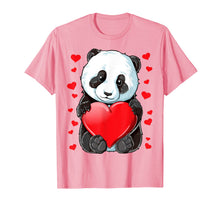 Load image into Gallery viewer, Panda Heart Valentines Day Girls Kids Women Bear Lover Gifts T-Shirt-860968
