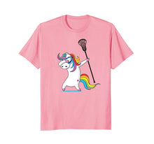 Load image into Gallery viewer, Funny shirts V-neck Tank top Hoodie sweatshirt usa uk au ca gifts for Dabbing Unicorn Girls Lacrosse Novelty Graphic T-Shirt 556562
