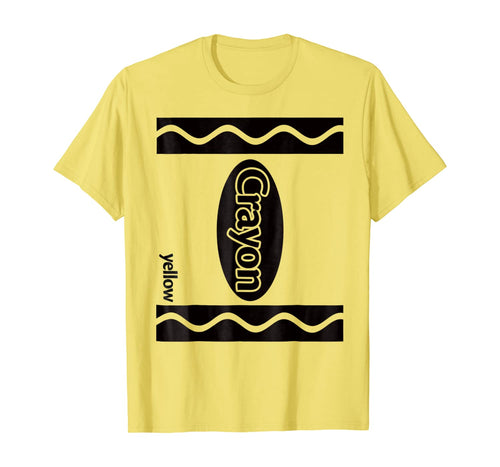 Yellow Crayon Box Halloween Costume Couple Group T-Shirt 11423