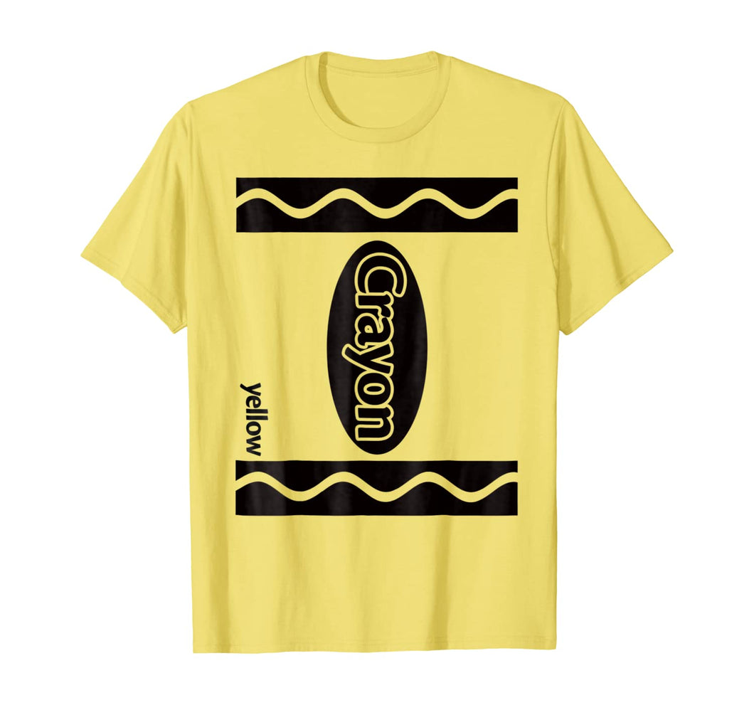Yellow Crayon Box Halloween Costume Couple Group T-Shirt 11423