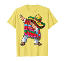 Load image into Gallery viewer, Dabbing Mexican Poncho Cinco de Mayo Men Sombrero Funny Dab T-Shirt 132892
