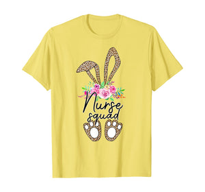 Leopard Print Bunny Nurse Squad Easter 2020 Gifts TShirt410154