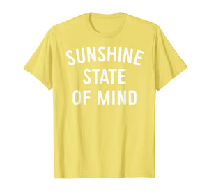 Sunshine State of Mind Tshirt Summer Florida Beach T Shirt