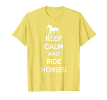 Load image into Gallery viewer, Funny shirts V-neck Tank top Hoodie sweatshirt usa uk au ca gifts for Keep Calm and Ride Horses Cute Horse Riding Equestrian Shirt 2172908
