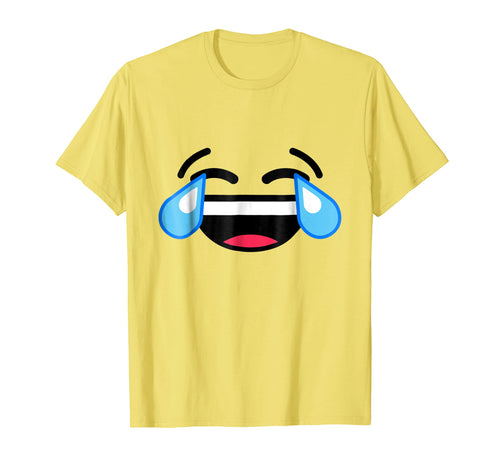 Funny shirts V-neck Tank top Hoodie sweatshirt usa uk au ca gifts for Laughing Crying Tears Of Joy Emoji T Shirt Costume 1353511