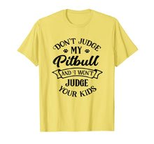 Load image into Gallery viewer, Cute Pitbull Mom T-Shirt, Rude Pit Bull Love Puppy Tshirt

