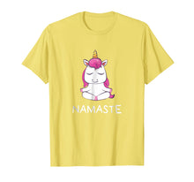 Load image into Gallery viewer, Funny shirts V-neck Tank top Hoodie sweatshirt usa uk au ca gifts for Cute Namaste Yoga Unicorn T-Shirt 1038395
