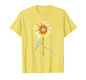 Funny shirts V-neck Tank top Hoodie sweatshirt usa uk au ca gifts for Pretty Watercolor Sunflower Shirt Art Tee 2005589