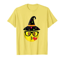 Load image into Gallery viewer, Funny shirts V-neck Tank top Hoodie sweatshirt usa uk au ca gifts for Funny Halloween Emoji Witch Nerd Kissy Face T-Shirt 1069535
