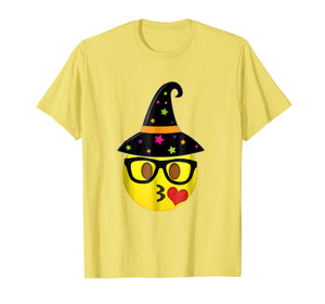 Funny shirts V-neck Tank top Hoodie sweatshirt usa uk au ca gifts for Funny Halloween Emoji Witch Nerd Kissy Face T-Shirt 1069535