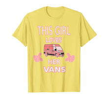 Load image into Gallery viewer, Funny shirts V-neck Tank top Hoodie sweatshirt usa uk au ca gifts for Girls Love Vans Shirt Gift For Girls Who Love To Drive Vans 1955812
