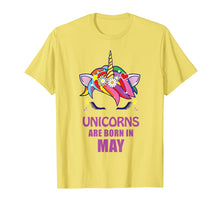Load image into Gallery viewer, Funny shirts V-neck Tank top Hoodie sweatshirt usa uk au ca gifts for Unicorn Birthday Girls Gift Shirt Unicorns Are Born In May 
