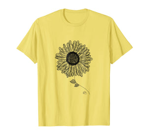 Funny shirts V-neck Tank top Hoodie sweatshirt usa uk au ca gifts for Large Sunflower Design T-Shirt (Light Colors) 3811293