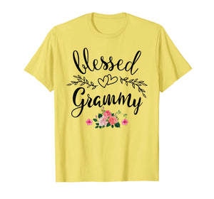 Funny shirts V-neck Tank top Hoodie sweatshirt usa uk au ca gifts for Blessed Grammy Shirt Grandma with floral Mother's Day T-Shirt 778428