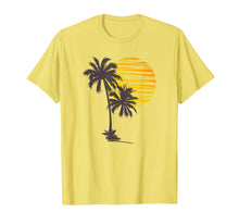 Load image into Gallery viewer, Sunset Beach Palm Tree TShirt Funny Summer Vacation Holiday T-Shirt
