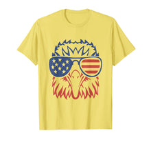 Load image into Gallery viewer, Patriotic Eagle T-Shirt 4th of July USA American Flag Tshirt

