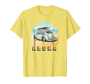 Funny shirts V-neck Tank top Hoodie sweatshirt usa uk au ca gifts for Aloha Retro Surf tshirt - Vintage Car with Surfboard 1376694