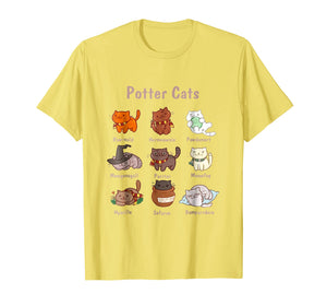 Potter Cats t-shirt, Funny Gifts For Cat Lovers Tshirt