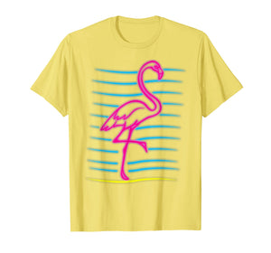 Funny shirts V-neck Tank top Hoodie sweatshirt usa uk au ca gifts for 80's Retro Pink Flamingo Bird Shirt | Bird Lover Gift 2037435