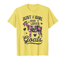 Load image into Gallery viewer, Funny shirts V-neck Tank top Hoodie sweatshirt usa uk au ca gifts for Just a Girl who Loves Goats T shirt Goat Farmer Farm Women 212002
