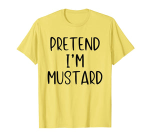 Pretend Mustard Costume Halloween Matching Ketchup Easy T-Shirt
