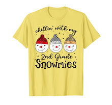 Load image into Gallery viewer, Chillin&#39; With My 2nd Grade Snowmies Christmas Teacher Gifts T-Shirt-1679960
