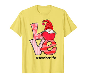 Love LOVE TEACHER LIFE Valentine Day Lover Gift T-Shirt-1205420