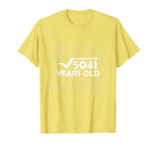 Load image into Gallery viewer, Square Root Of 5041 Tee 71st Birthday Gift 71 Years Old Math T-Shirt
