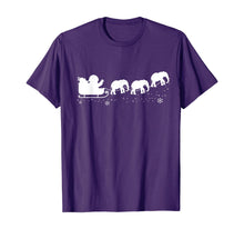 Load image into Gallery viewer, Funny shirts V-neck Tank top Hoodie sweatshirt usa uk au ca gifts for Santa Sleigh Elephant Funny Christmas Pajama Gift Ideas T-Shirt 1365043
