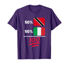 Load image into Gallery viewer, Trinidadian Plus Italian Mix Heritage Flag T-Shirt
