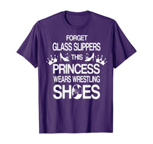 Load image into Gallery viewer, Funny shirts V-neck Tank top Hoodie sweatshirt usa uk au ca gifts for Forget Glass Slippers This Princess Wear Wrestling Shoes 210924
