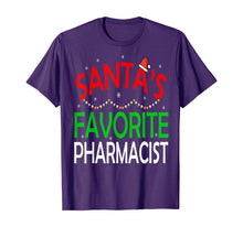 Load image into Gallery viewer, Santa&#39;s Favorite Pharmacist Funny Christmas Xmas Santa Hat T-Shirt

