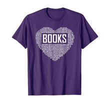 Load image into Gallery viewer, Book Lover Heart Gift Bookworm Gifts Love Reading T-Shirt-436820
