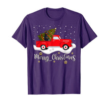Load image into Gallery viewer, Funny shirts V-neck Tank top Hoodie sweatshirt usa uk au ca gifts for Red Truck Merry Christmas Tree Doberman Christmas T-Shirt 1324213
