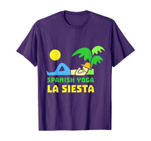 Load image into Gallery viewer, Spanish Yoga La Siesta T-Shirt Lazy Nap Wine Gift T-Shirt
