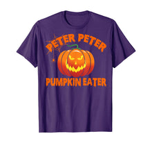 Load image into Gallery viewer, Peter Peter Pumpkin Eater Couples Halloween Costume Gifts T-Shirt
