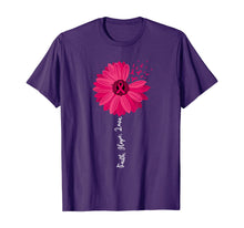 Load image into Gallery viewer, Faith Hope Love Pink Ribbon Daisy Flower : Breast Cancer T-Shirt 73573

