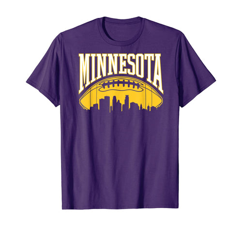 Funny shirts V-neck Tank top Hoodie sweatshirt usa uk au ca gifts for Minnesota Football Skyline | MN Vintage Viking Retro Gift T-Shirt 115000