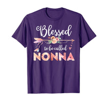 Load image into Gallery viewer, Womens Blessed Nonna Floral Grandma Mother's Day Gift TShirt434249
