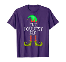 Load image into Gallery viewer, THE LOUDEST ELF Group Matching Family Christmas Gift Funny T-Shirt
