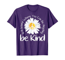Load image into Gallery viewer, In A World Where You Can Be Anything Be Kind Peace Sign TShirt304088
