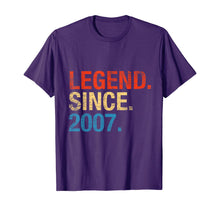Load image into Gallery viewer, Legend Since 2007 Years Old Gifts 13th Birthday TShirt91040
