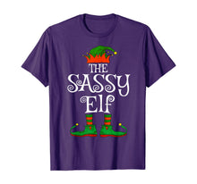Load image into Gallery viewer, Funny shirts V-neck Tank top Hoodie sweatshirt usa uk au ca gifts for The Sassy Elf Family Matching Funny Christmas Gift Women T-Shirt 208266
