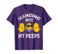 Load image into Gallery viewer, Hanging With My Peeps Happy Easter Chick Women Kids Girl Boy TShirt450376
