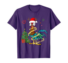 Load image into Gallery viewer, Funny shirts V-neck Tank top Hoodie sweatshirt usa uk au ca gifts for Chicken Christmas Reindeer Christmas Lights Pajama Costume T-Shirt 399599
