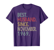 Load image into Gallery viewer, Mens 50th Wedding Anniversary Gifts Husband Since November 1969 T-Shirt
