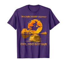 Load image into Gallery viewer, Witch Riding Brooms On A Dark Desert Highways Halloween T-Shirt 61531
