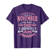 Load image into Gallery viewer, Funny shirts V-neck Tank top Hoodie sweatshirt usa uk au ca gifts for Legends Were Born In November 1969 50th Birthday Gift T-Shirt 217998
